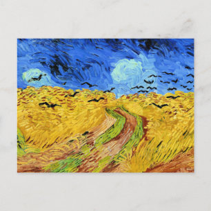 Carte Postale Van Gogh - Champ de blé avec corneilles,