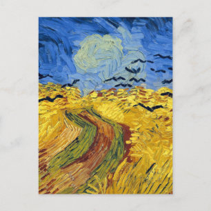 Carte Postale Van Gogh Champs de blé Impressionniste Peinture