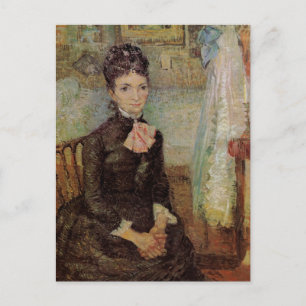 Carte Postale Van Gogh, Femme assise près d'un berceau, Art vint