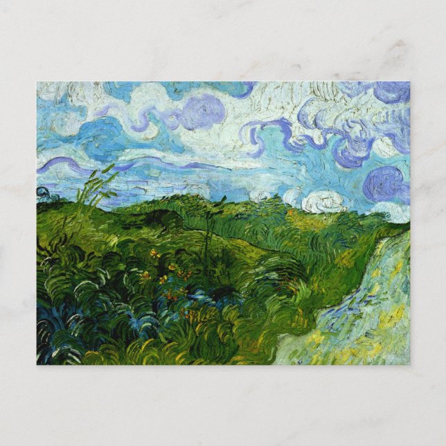 Carte Postale Van Gogh - Green Wheat Fields (Devant)