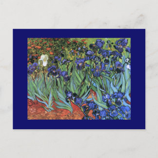 Carte Postale Van Gogh Irises (F608) Art Vintage