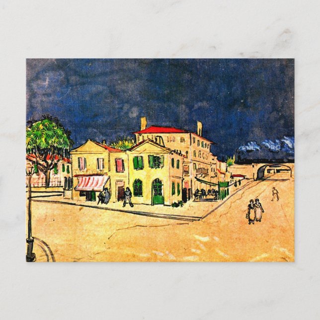 Carte Postale Van Gogh - La Maison Jaune (Devant)