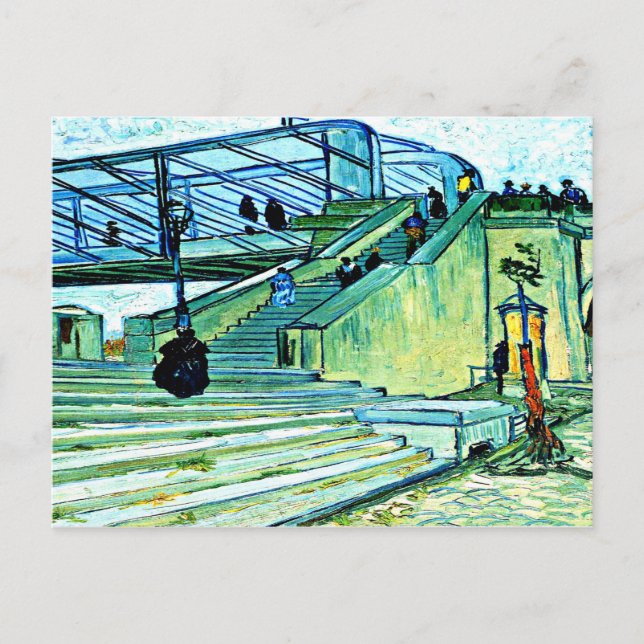 Carte Postale Van Gogh - Le pont Trinquetaille (Devant)