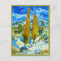 Van Gogh - Les peupliers de St.-Remy, chef-d'oeuvr