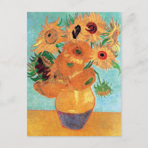 Carte Postale Van Gogh - Nature morte Vase aux douze tournesols
