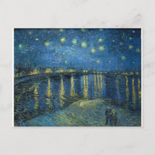 Carte Postale Van Gogh : Nuit étoilée sur le Rhône