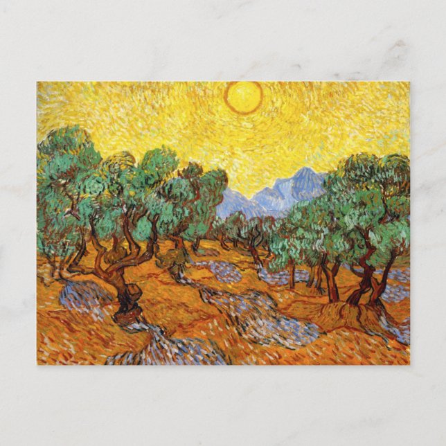 Carte postale Van Gogh Olive Trees (Devant)
