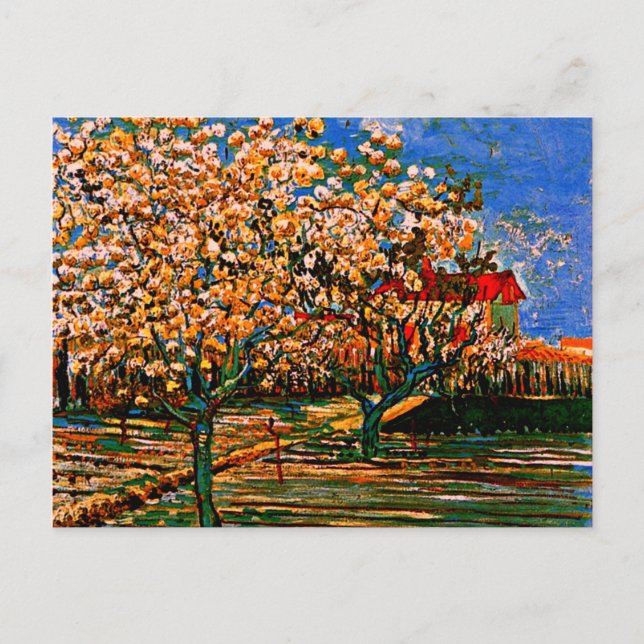 Carte Postale Van Gogh - Orchard à Blossom (Devant)