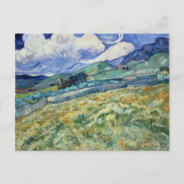 Carte Postale Van Gogh Paysage de Saint-Rémy (Devant)