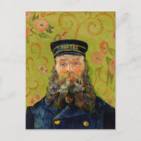 Van Gogh Postman Portrait Peinture Antique Art