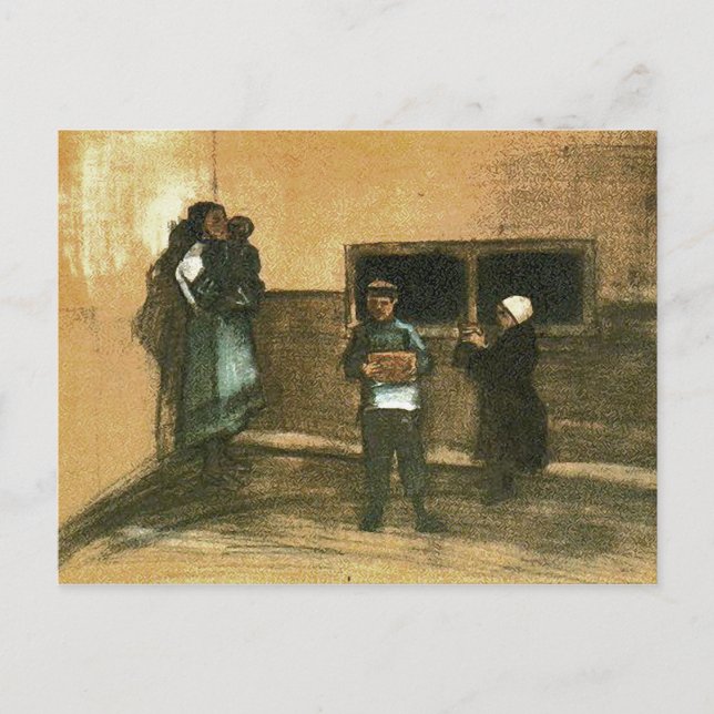 Carte Postale Van Gogh Public Soup Kitchen Art (Devant)