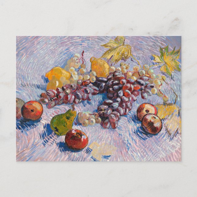 Carte Postale Van Gogh - Raisins, citrons, poires et pommes (Devant)