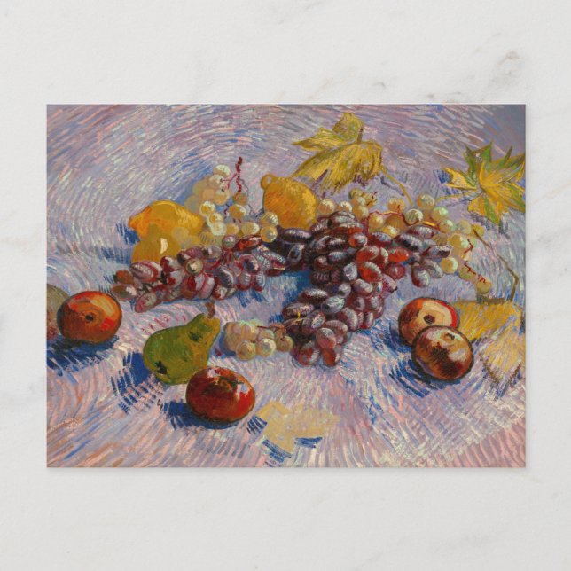 Carte Postale Van Gogh Raisins Citrons Poires Pommes Pertes Pos (Devant)
