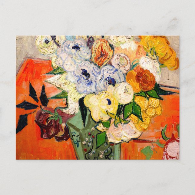 Carte Postale Van Gogh Roses and Anemones (Devant)