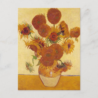 Carte Postale Van Gogh Sunflowers (F454) Art Vintage