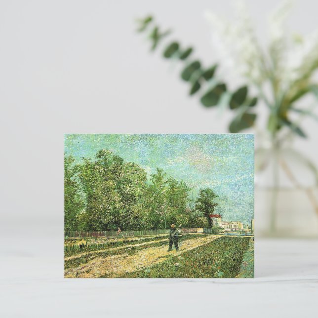 Carte Postale Van Gogh - Un homme avec pique... (Debout devant)