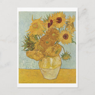 Carte Postale van Gogh - Vase avec douze tournesols (1888)
