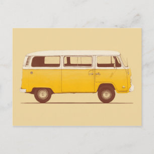 Carte Postale Van jaune   Florent Bodart