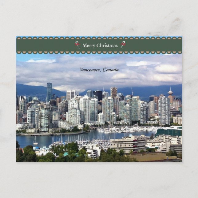 Carte Postale Vancouver Canada Skyline (Devant)