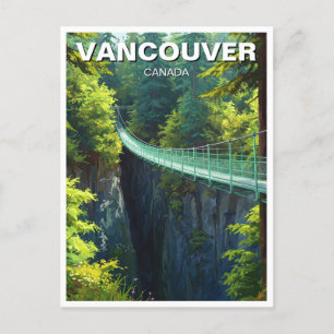 Carte Postale Vancouver Capilano Suspension Bridge Travel