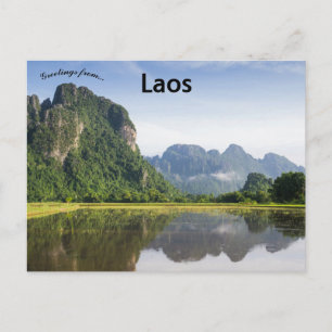 Carte Postale Vang Vieng Laos