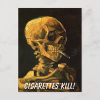 vangogh_skull_cigarette, Cigarettes tue !