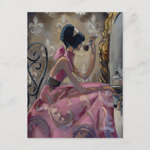 Carte Postale Vanité rose Trish Biddle
