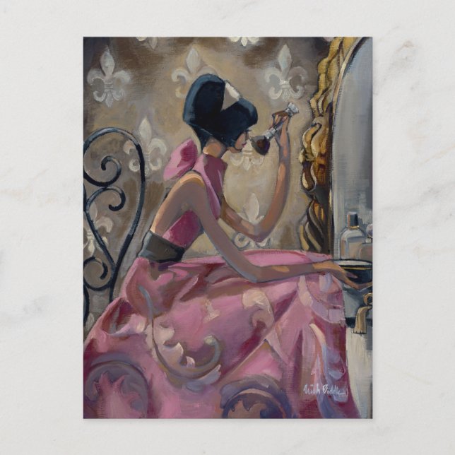 Carte Postale Vanité rose Trish Biddle (Devant)