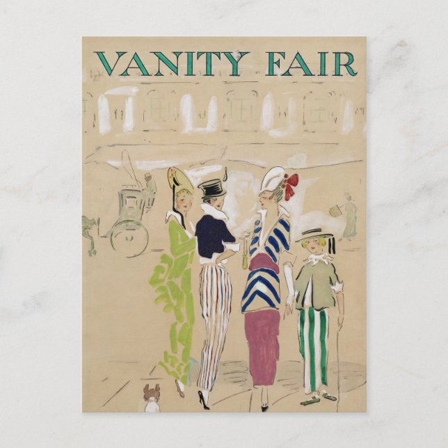 Carte Postale Vanity Fair Magazine Couverture Art de juin 1914 (Devant)