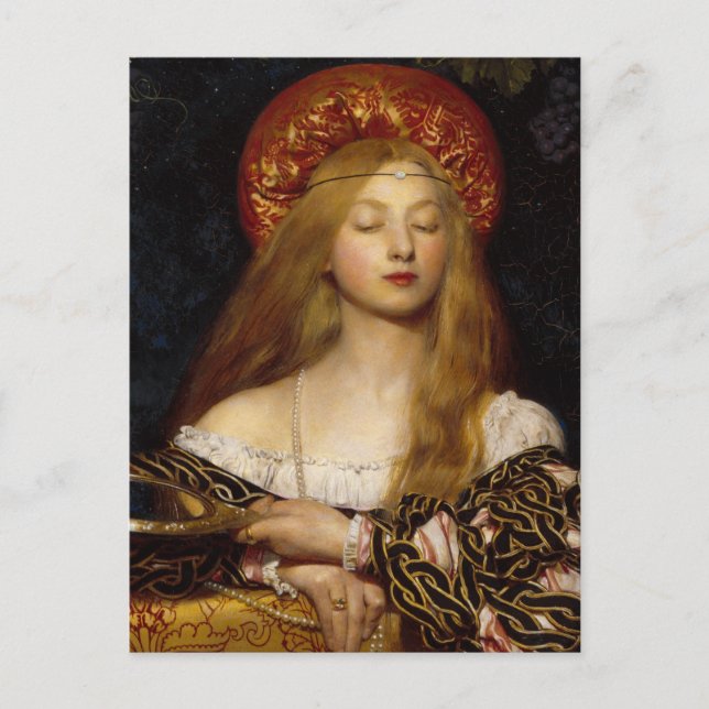 Carte Postale Vanity - Un Maiden Médiéval (Devant)