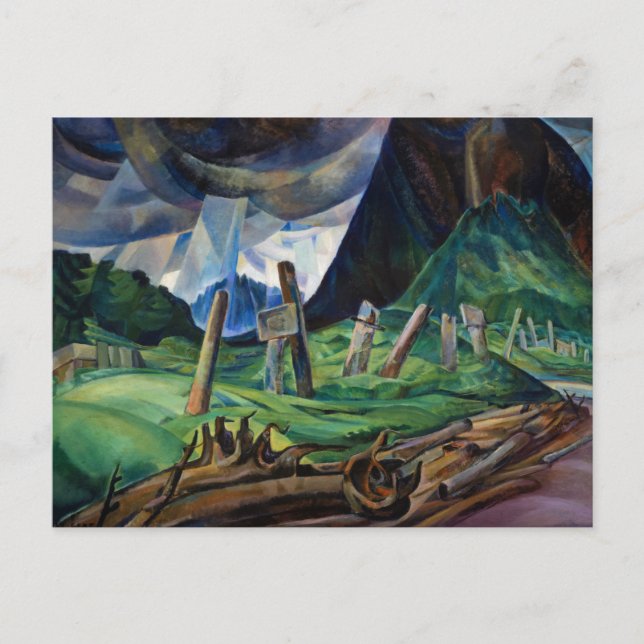 Carte Postale Vanquished, 1930 by Emily Carr (Devant)