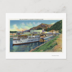 Carte Postale Vapeur de Bonneville du lac Oregon