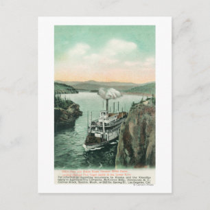 Carte Postale Vapeur de cheval blanc