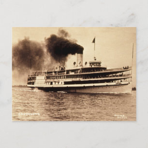 Carte Postale Vapeur de passagers Greyhound - Louis Pesha