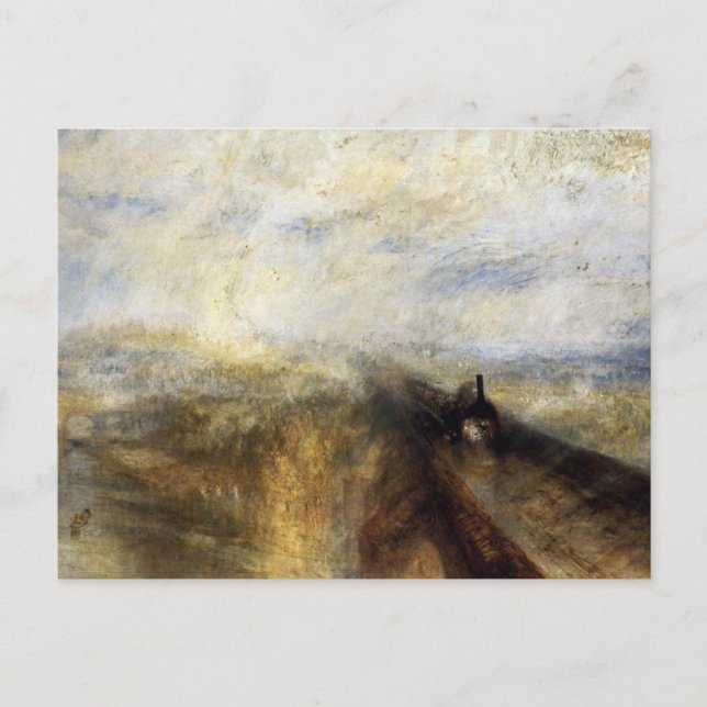 Carte Postale Vapeur De Pluie Et Vitesse De JMW Turner (Devant)