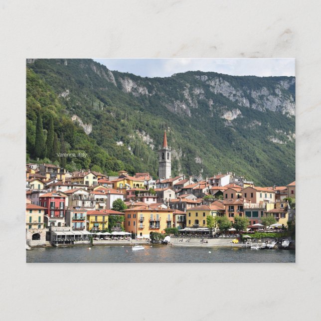 Carte Postale Varenna, Italie Photo pittoresque (Devant)