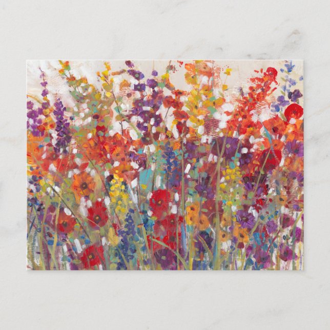 Carte Postale Variété de fleurs (Devant)