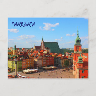 Carte postale Varsovie