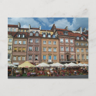 Carte Postale Varsovie, Pologne