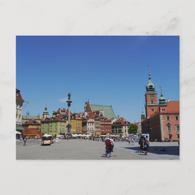 Carte Postale Varsovie, Pologne (Devant)