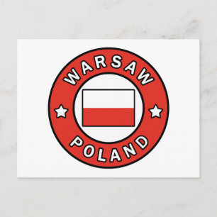 Carte Postale Varsovie Pologne