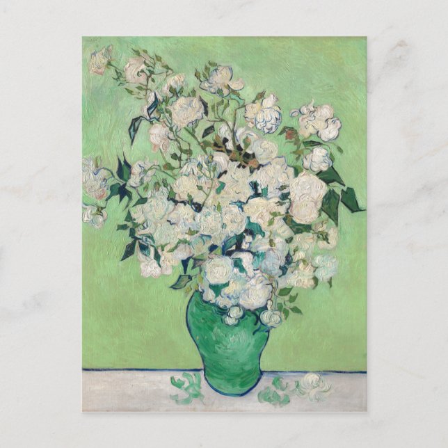 Carte Postale Vase avec Roses - Vincent Van Gogh (Devant)
