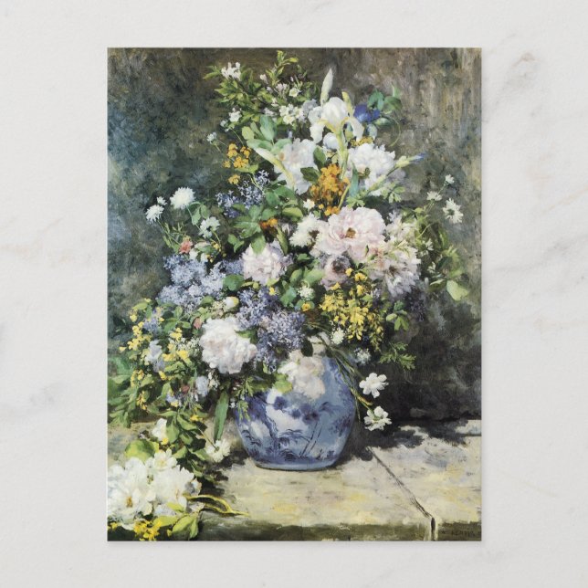 Carte Postale Vase de fleurs (Devant)