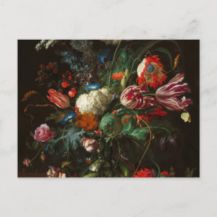 Carte Postale Vase des fleurs, 1660 par Jan Davidsz de Heem