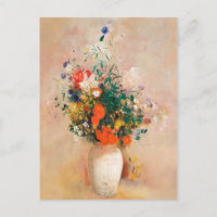 Vase des fleurs de Redon Post-impressionniste