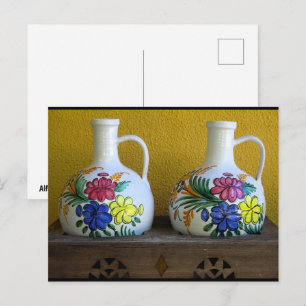 Carte Postale Vases Décoratifs