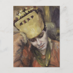 Carte Postale Vasily Surikov - Portrait de femme avec kokoshnik
