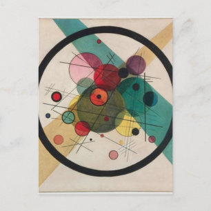 Carte Postale Vassily Kandinsky cercles dans un cercle