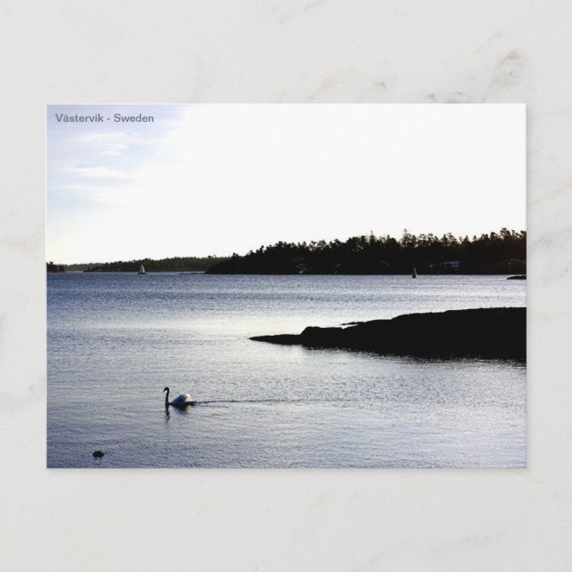 Carte Postale Västervik skärgård Sverige (Devant)