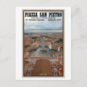 Carte Postale Vatican - St Peters Vue Carré